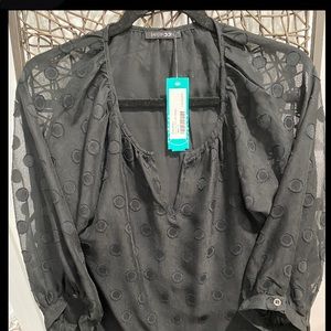 Brand new paper moon sheer top